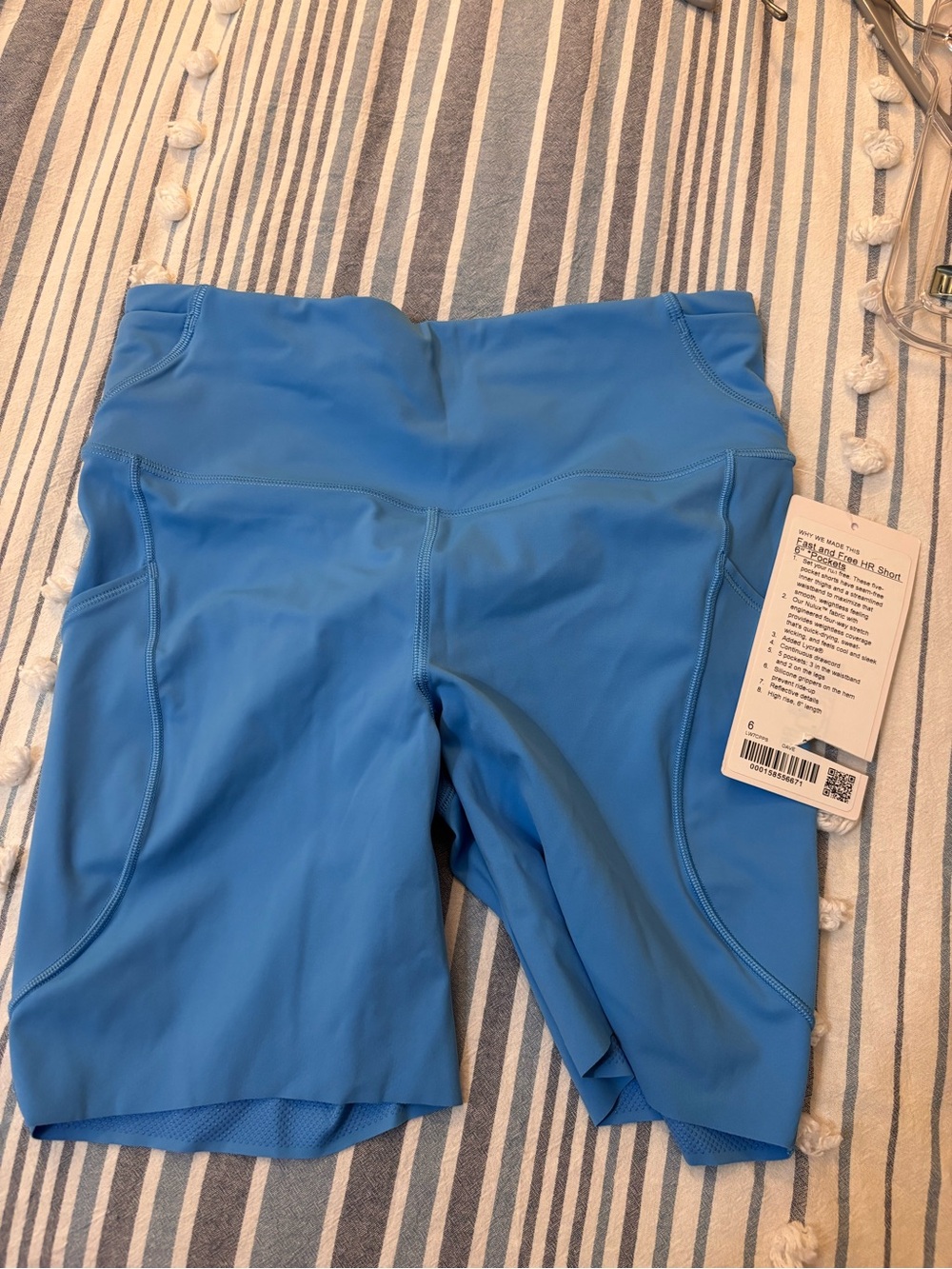 Bright Blue lululemon shorts